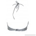 Sundazed Nixie Underwire Metallic Bra-Sized Bikini Top Silver B07PSJXQ52
